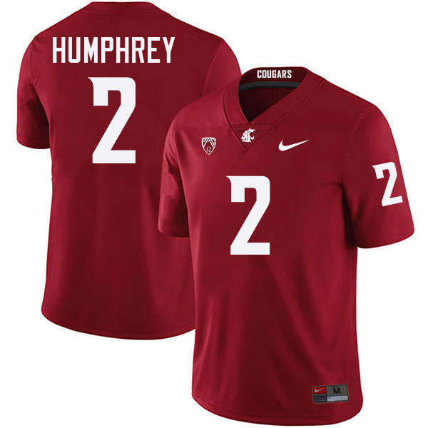 Colby Humphrey WSU Cougars Jersey.Washington State Cougars #2 Colby Humphrey Jersey Youth-Crimson
